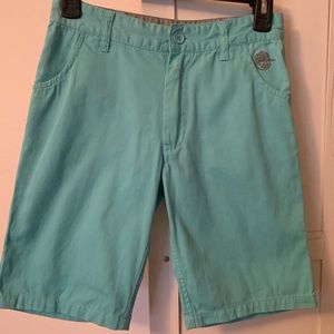 Turquoise Blue/Green Boys Neff Shorts Size 26